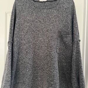 Zenana Outfitters Gray oversized Sweater size XL